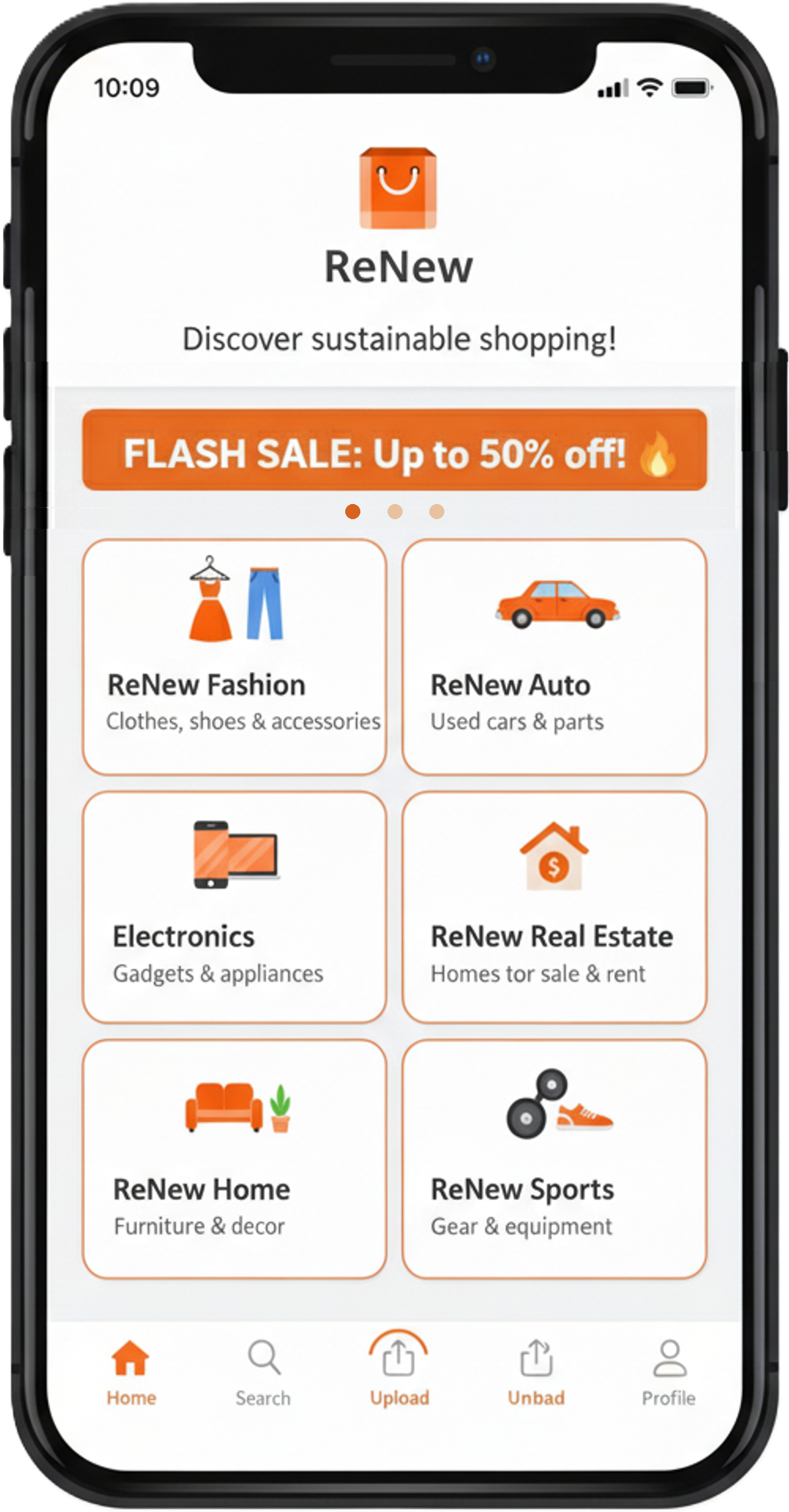 ReNew App Interface